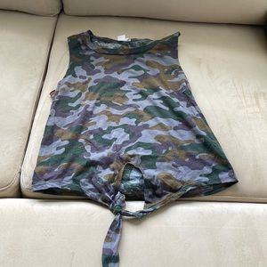 Camo tank top